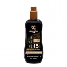 Australian Gold SPF 15 Spray Gel Sunscreen With Instant Bronzer - Сонцезахисний спрей-гель з миттєвим бронзатором. 237 мл 